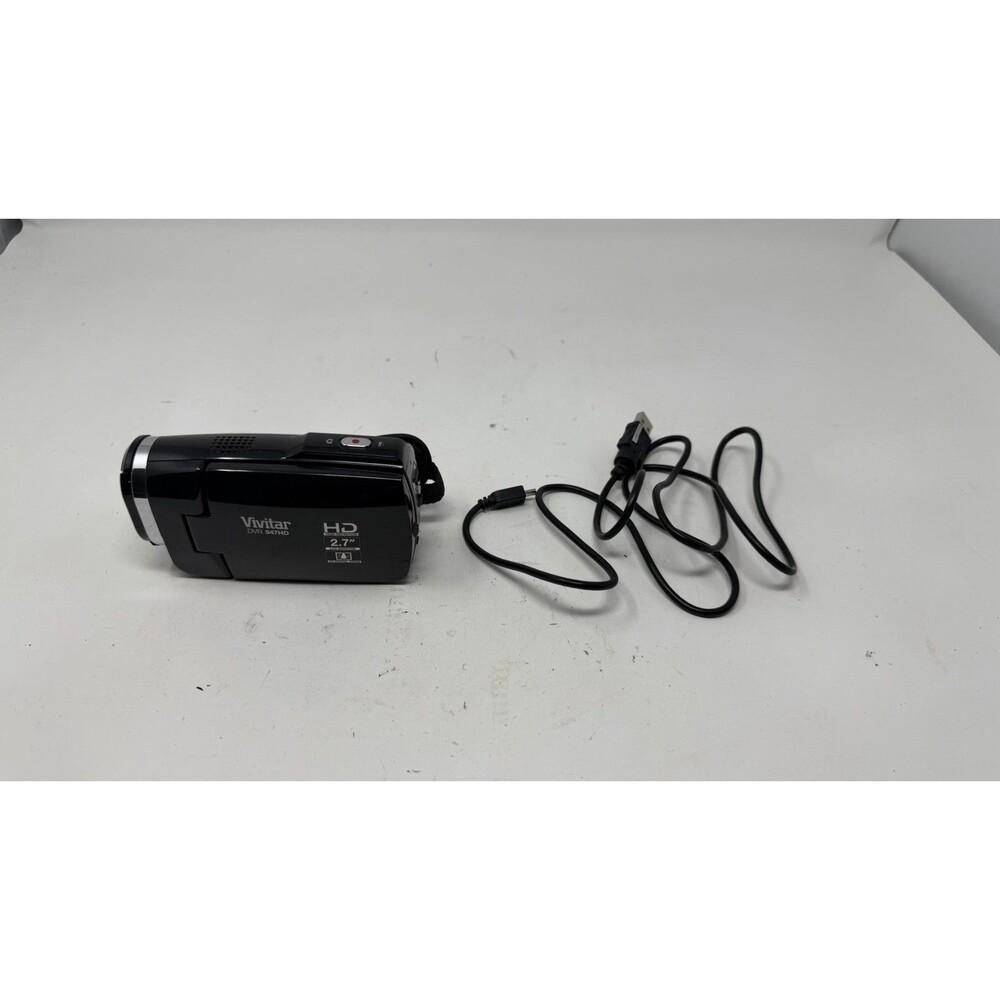Vivitar DVR 947HD High Definition  Compact Camcorder Black Tested